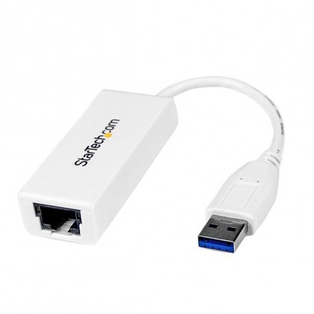 StarTech.com Adattatore di rete NIC USB 3.0 a Ethernet Gigabit Bianco USB31000SW