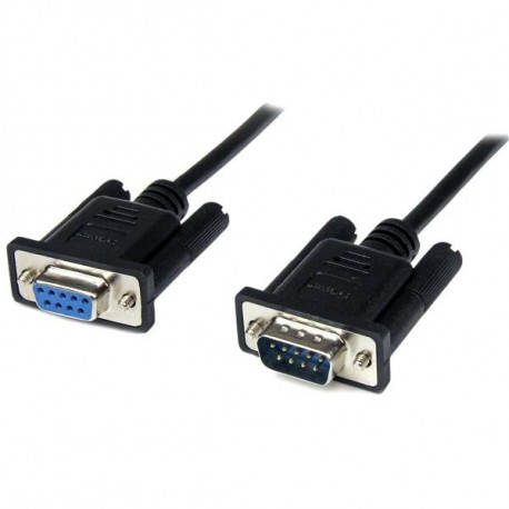 StarTech.com Cavo seriale null modem DB9 RS232 nero 1 m FM SCNM9FM1MBK