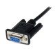 StarTech.com Cavo seriale null modem DB9 RS232 nero 1 m FM SCNM9FM1MBK