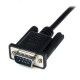 StarTech.com Cavo seriale null modem DB9 RS232 nero 1 m FM SCNM9FM1MBK