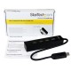 StarTech.com Hub portatile USB 3.0 SuperSpeed a 4 porte Perno e concentratore per notebook o Ultrabook USB 3.0 con cavo ...