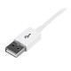 StarTech.com Cavo di prolunga USB 2.0 da 2 m A ad A MF, colore bianco USBEXTPAA2MW