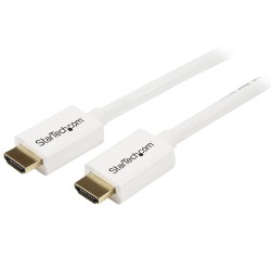 StarTech.com Cavo HDMI ad alta velocit da 3 m Cavo Ultra HD 4k x 2k a parete CL3 bianco HDMI a HDMI MM HD3MM3MW