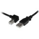 StarTech.com Cavo USB 2.0 A a B con angolare sinistro 3 m MM USBAB3ML