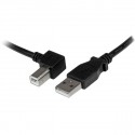 StarTech.com Cavo USB 2.0 A a B con angolare sinistro 3 m - MM USBAB3ML