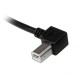 StarTech.com Cavo USB 2.0 A a B con angolare sinistro 3 m MM USBAB3ML
