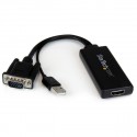 StarTech.com Adattatore Convertitore VGA a HDMI con Audio via USB - Cavo Convertitore Portatile VGA a HDMI - 1080p VGA2HDU