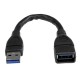StarTech.com Cavo prolunga USB 3.0 Tipo A da 15 cm da A ad A MaschioFemmina USB3EXT6INBK
