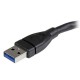 StarTech.com Cavo prolunga USB 3.0 Tipo A da 15 cm da A ad A MaschioFemmina USB3EXT6INBK