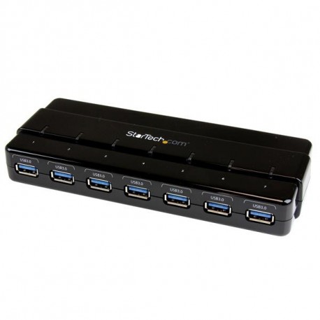 StarTech.com HUB USB 3.0 a 7 porte alimentato Perno e concentratore USB 3.0 ultra veloce Nero ST7300USB3B