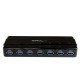 StarTech.com HUB USB 3.0 a 7 porte alimentato Perno e concentratore USB 3.0 ultra veloce Nero ST7300USB3B