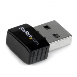 StarTech.com Chiavetta mini Adattatore di rete Wireless N WiFi USB 2.0 Pennetta Scheda di rete USB 300Mbps 802.11n 2T2R ...
