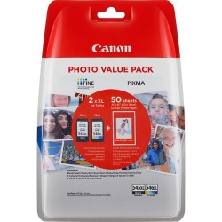 Canon Confezione multipla cartucce dinchiostro a resa elevata PG 545XLCL 546XL carta fotografica 8286B006