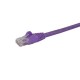 StarTech.com Cavo di Rete Viola Cat6 UTP Ethernet Gigabit RJ45 Antigroviglio 3m N6PATC3MPL