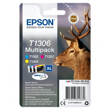 Epson Stag Multipack 3 colori C13T13064022