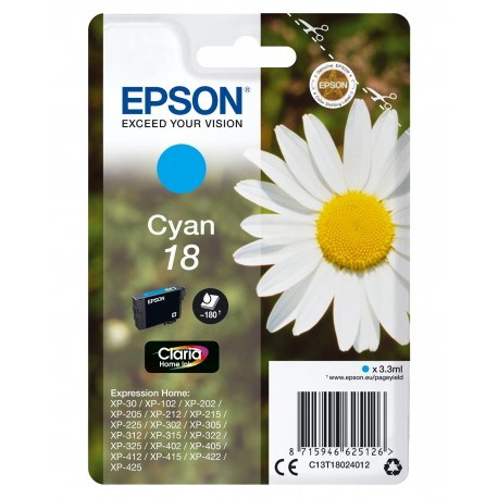 Epson Daisy Cartuccia Margherita Ciano Inchiostri Claria Home 18 C13T18024022