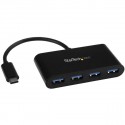 StarTech.com Hub USB 3.0 a 4 porte - USB-C a 4 USB-A - Alimentazione a bus HB30C4AB