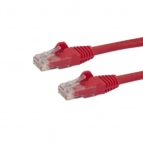 StarTech.com Cavo di Rete Rosso Cat6 UTP Ethernet Gigabit RJ45 Antigroviglio 50cm N6PATC50CMRD