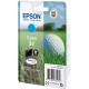 Epson Golf ball Singlepack Cyan 34 DURABrite Ultra Ink C13T34624010