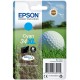 Epson Golf ball Singlepack Cyan 34XL DURABrite Ultra Ink C13T34724010