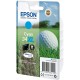 Epson Golf ball Singlepack Cyan 34XL DURABrite Ultra Ink C13T34724010