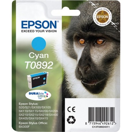 Epson Monkey Cartuccia Ciano C13T08924011