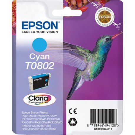 Epson Hummingbird Cartuccia Ciano C13T08024011
