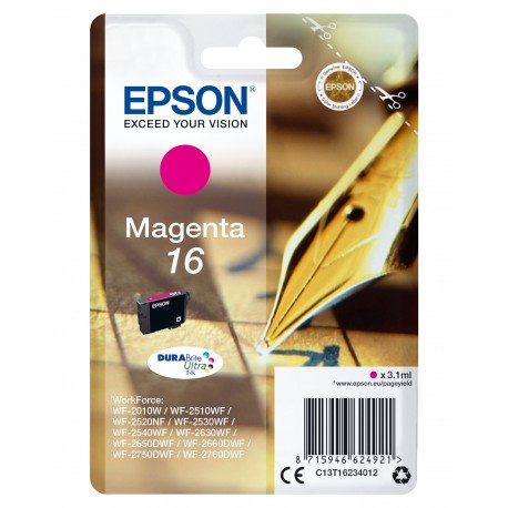 Epson Pen and crossword Cartuccia Penna e cruciverba Magenta Inchiostri DURABrite Ultra 16 C13T16234012