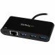 StarTech.com Adattatore di rete USB C a Ethernet a 3 porte Hub USB 3.0 con Power Delivery US1GC303APD