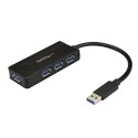 StarTech.com Hub USB 3.0 a 4 porte - Mini Hub USB con porta di ricarica - Include Adattatore di Alimentazione ST4300MINI
