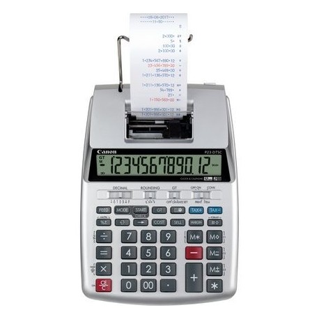 Canon P23 DTSC calcolatrice Desktop Calcolatrice con stampa Argento 2303C001