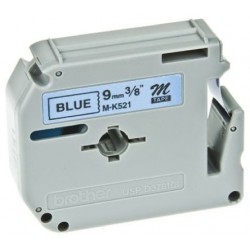 Brother M K521BZ nastro per etichettatrice Nero su blu MK521BZ