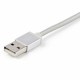 StarTech.com Cavo di ricarica multiplo USB da 1m Adattatore da USB a Micro USB o USB C o Lightning per iPhone iPad ...