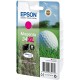Epson Golf ball Singlepack Magenta 34XL DURABrite Ultra Ink C13T34734020