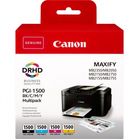 Canon Confezione multipla di inchiostri PGI 1500 BKCMY 9218B005