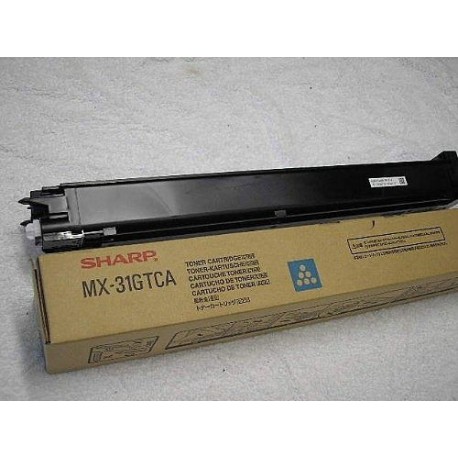 Sharp MX 31GTCA cartuccia toner Original Ciano 1 pezzoi MX31GTCA