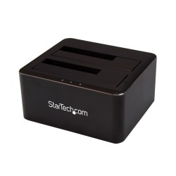 StarTech.com Docking Station a Doppio Bay SATA per 2x 2,53,5 SATA SSDHDD USB 3.0 SDOCK2U33V