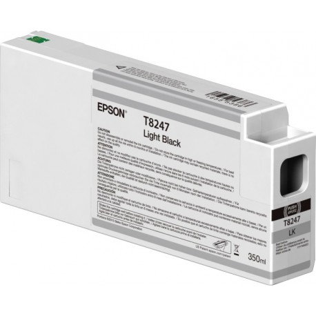 Epson Singlepack Light Black T824700 UltraChrome HDXHD 350ml C13T824700