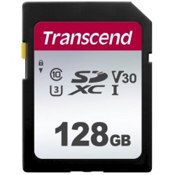 Transcend 128GB, UHS I, SD SDXC NAND Classe 10 TS128GSDC300S