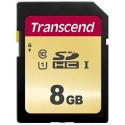 Transcend 8GB, UHS-I, SD SDHC MLC Classe 10 TS8GSDC500S