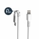 StarTech.com Cavo da USB A a Lightening bianco da 1m di colore bianco Robusto e resistente cavo di ...