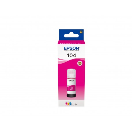 Epson 104 EcoTank Magenta ink bottle C13T00P340