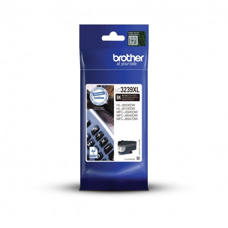 Brother LC 3239XLBK cartuccia dinchiostro 1 pz Originale Resa elevata XL Nero LC3239XLBK