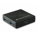 Conceptronic HUBBIES02B hub di interfaccia USB 3.2 Gen 1 3.1 Gen 1 Mini-B 5000 Mbits Nero