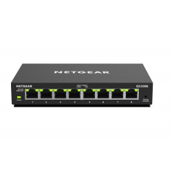 Netgear GS308E Gestito Gigabit Ethernet 101001000 Nero GS308E 100PES
