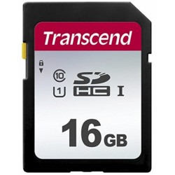 Transcend 16GB, UHS I, SD SDHC NAND Classe 10 TS16GSDC300S