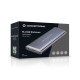 Conceptronic HDE01G contenitore di unit di archiviazione Box esterno SSD Grigio M.2