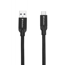 Verbatim 48871 cavo USB 1 m USB 3.2 Gen 2 3.1 Gen 2 USB A USB C Nero