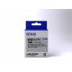 Epson Nastro fondo Argento per testo Nero 129 LK 4SBM C53S654019