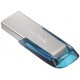 Sandisk Ultra Flair unit flash USB 64 GB USB tipo A 3.2 Gen 1 3.1 Gen 1 Blu, Argento SDCZ73 064G G46B